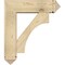 Ekena Millwork Westlake Arts and Crafts Rough Sawn Bracket w/ Offset Brace, Douglas Fir, 8"W x 28"D x 32"H BKT0806X28X32WTL03RDF - alternate 3